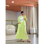 Conjunto Cecilia Verde E Off White