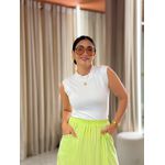 Conjunto Cecilia Verde E Off White