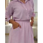 Conjunto Maria Flor Rosa E Branco