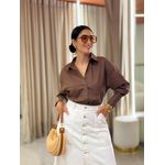 Camisa Olivia Café