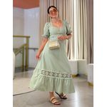 Vestido Betina Verde Oliva