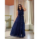 Vestido Joyce Azul Marinho