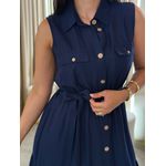 Vestido Joyce Azul Marinho