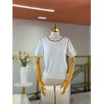 Blusa Brenda Branco E Preto