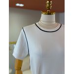 Blusa Brenda Branco E Preto