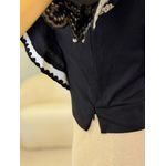 Blusa Barbara Preto E Branco