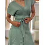 Vestido Tamires Verde Menta