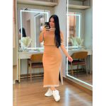 Conjunto Julia Tricot Nude e Off