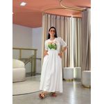 Vestido Kiara Branco Tropical 