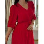 Vestido Eduarda Vermelho