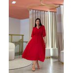 Vestido Eduarda Vermelho