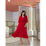 Vestido Eduarda Vermelho