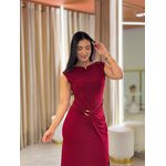 Vestido Romana Vinho