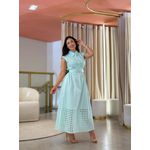 Vestido Isabele Verde Agua