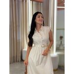 Vestido Isabele Creme