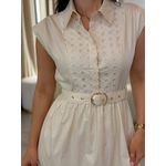 Vestido Isabele Creme