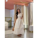 Vestido Isabele Creme