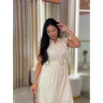 Vestido Isabele Creme