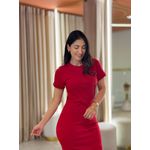Vestido Tubinho Vermelho
