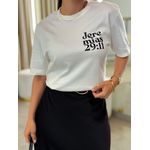 Camiseta Promessa Jeremias 29:11 Off White