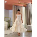 Vestido Lara Creme Floral
