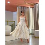 Vestido Lara Creme Floral
