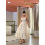 Vestido Lara Creme Floral