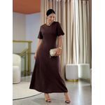 Vestido Clara Marrom