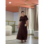 Vestido Clara Marrom