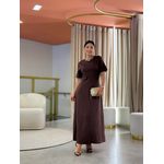 Vestido Clara Marrom