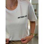 Camiseta Promessa Matheus 6:6 Off White