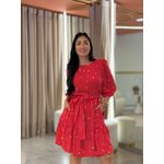 Vestido Antonela Vermelho