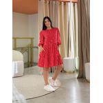 Vestido Antonela Vermelho