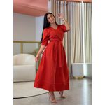 Vestido Nicole Terracota