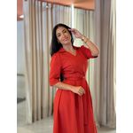 Vestido Nicole Terracota