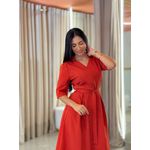 Vestido Nicole Terracota