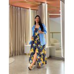 Vestido Italia Azul Marinho