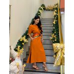 Vestido Jade Laranja