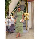 Vestido Laisa Tricot Verde Oliva