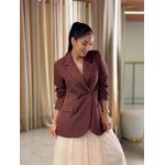 Blazer Madri Marrom