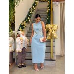 Vestido Ayla Azul Bebe