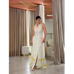 Vestido Grécia Amarelo Floral