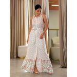 Vestido Grécia Rosa Floral 