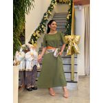 Lenço Sofia Laranja E Nude