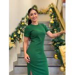 Vestido Tubinho Verde Bandeira