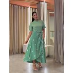 Saia Cristal Verde Menta