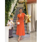 Vestido Simone Tricot Telha