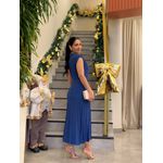 Vestido Simone Tricot Azul