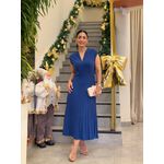 Vestido Simone Tricot Azul