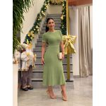 Vestido Cecilia Tricot Verde Oliva
